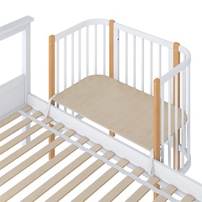 Детская кровать POLINI Kids Simple 105 Белый / Бук в Уссурийске - предосмотр 3