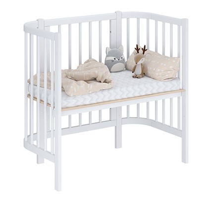Приставная кровать POLINI Kids Simple 105 Белый в Артеме - изображение