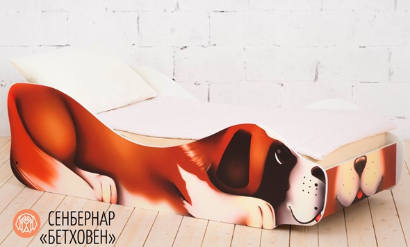 Кровать-зверенок Сенбернар-Бетховен во Владивостоке - изображение
