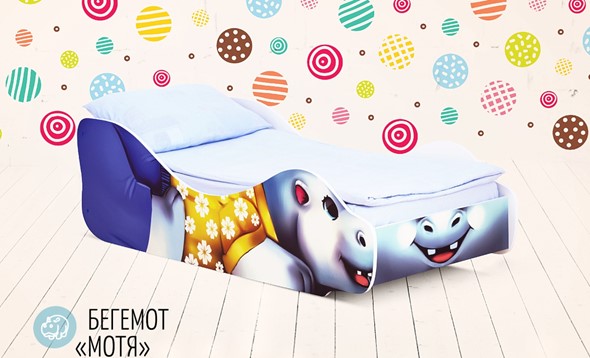 Детская кровать Бегемот-Мотя во Владивостоке - изображение