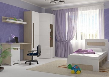 Детская спальня Палермо-Юниор, вариант 2 без вставок в Уссурийске - предосмотр