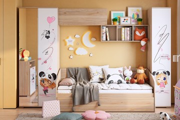 Детская спальня Панда №1 во Владивостоке - предосмотр