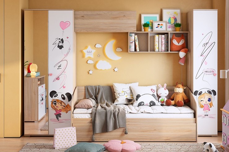 Детская спальня Панда №1 во Владивостоке - изображение