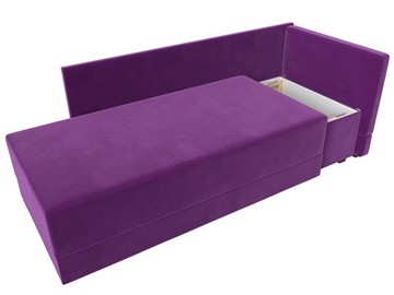 Диван-кровать Никас, Фиолетовый (Микровельвет) во Владивостоке - предосмотр 1