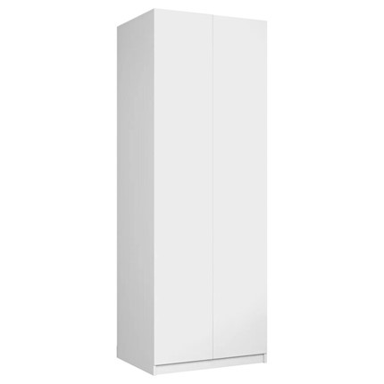 Шкаф двухдверный Локер Белый снег (Гармошка Push-to-Open) в Артеме - изображение