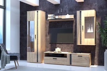 Набор мебели в гостиную МГС-1, дуб золотой/камень темный во Владивостоке - предосмотр 2