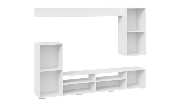 Стенка в гостиную Моретти (Белый, Белый глянец) в Артеме - изображение 3