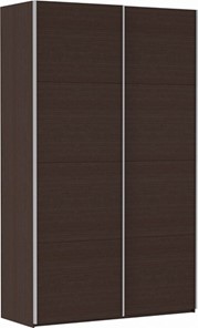 Шкаф 2-дверный Прайм (ДСП/ДСП) 1400x570x2300, венге в Уссурийске