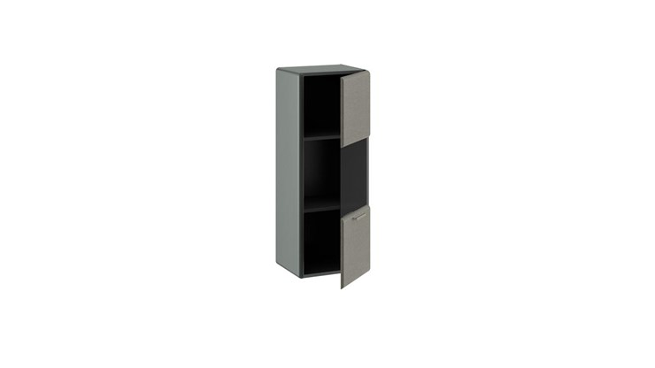 Шкаф навесной Наоми, цвет Фон серый, Джут ТД-208.07.27 в Уссурийске - изображение 1