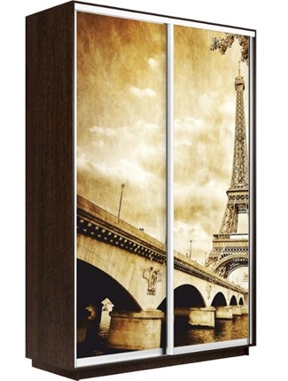 Шкаф 2-створчатый Экспресс 1200x600x2400, Париж/венге во Владивостоке - изображение