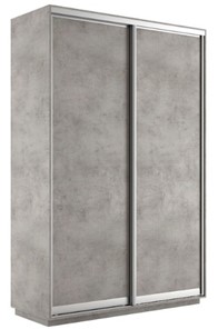 Шкаф 2-дверный Экспресс (ДСП) 1200х450х2200, бетон в Артеме