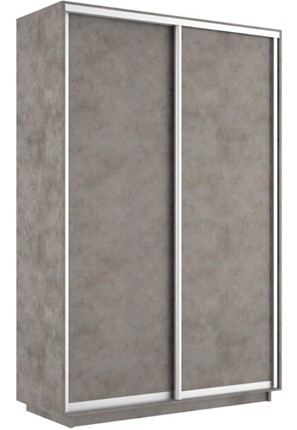 Шкаф 2-х створчатый Экспресс (ДСП) 1600х600х2200, бетон во Владивостоке - изображение