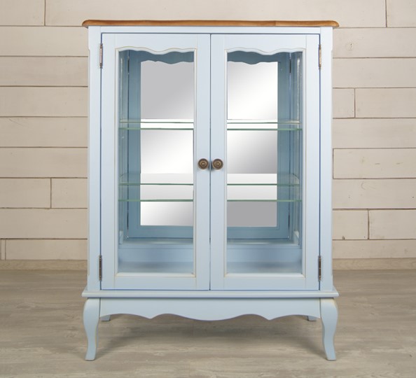 Шкаф 2-створчатый Leontina для посуды (ST9318B) Голубой в Артеме - изображение 2