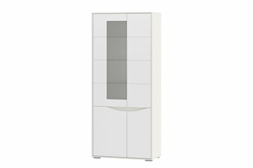 Распашной шкаф Монэ НМ 013.97, Меренга (ПВХ)/Белый текстурный в Артеме
