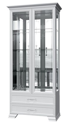 Шкаф-витрина Грация ШР-2, белый, 4 стекла во Владивостоке - изображение
