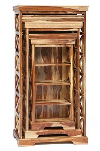 Шкафы для книг Бомбей - 0761A (набор 3 шт.) палисандр, натуральный (natural) арт.10047 в Уссурийске