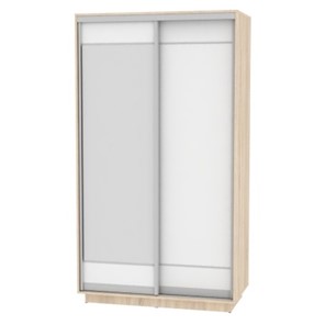 Шкаф 2-дверный Весенний HK1, 2155х1200х600 (D1D2), ДСС-Белый в Артеме