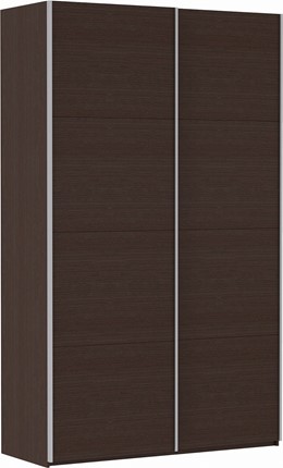 Шкаф 2-дверный Прайм (ДСП/ДСП) 1200x570x2300, венге во Владивостоке - изображение