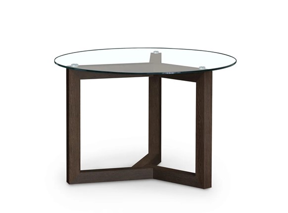 Круглый столик Оникс-8, Венге/Прозрачное стекло в Находке - изображение