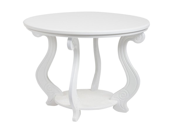 Круглый столик Виват М мини, цвет Молочный дуб в Артеме - изображение