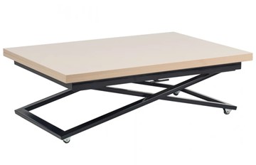 Складной стол-трансформер Compact GL, Капучино/Черный в Артеме - предосмотр