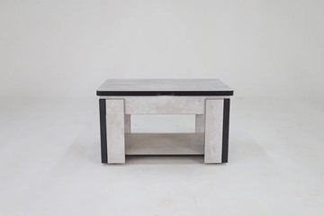 Складной стол-трансформер Дэнс, цемент светлый в Артеме - предосмотр 1