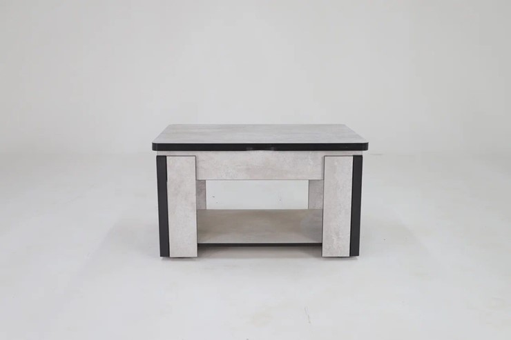 Складной стол-трансформер Дэнс, цемент светлый в Находке - изображение 1