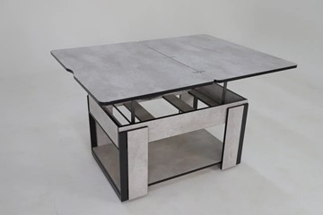 Складной стол-трансформер Дэнс, цемент светлый в Находке - предосмотр 5