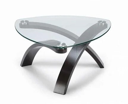 Стеклянный столик Гурон 3 (венге структура) в Артеме - изображение