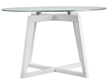 Стеклянный стол Рилле-445 (белый) в Артеме - предосмотр 1