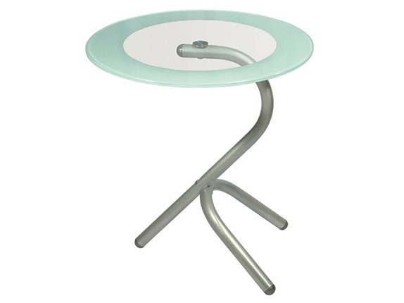 Стеклянный столик Дуэт 5 (металлик-прозрачное) в Артеме - изображение