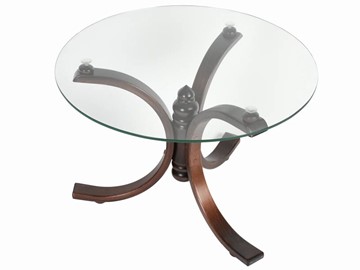 Стеклянный столик Лорд (темно-коричневый) во Владивостоке - предосмотр