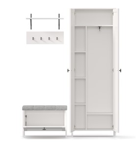 Набор мебели для прихожей Бланко №15 (Белый) в Артеме - предосмотр 1
