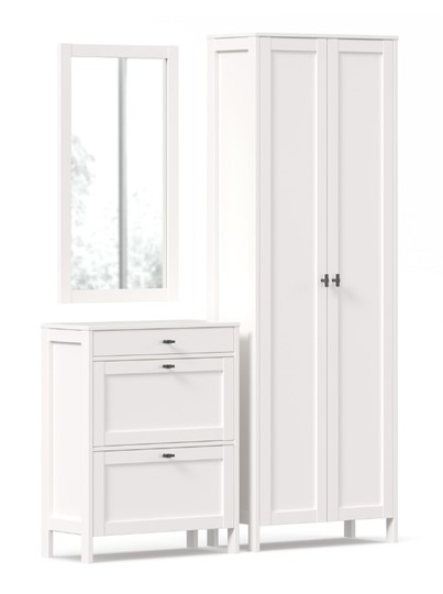 Набор мебели для прихожей Бланко №21 (Белый) в Артеме - изображение 5