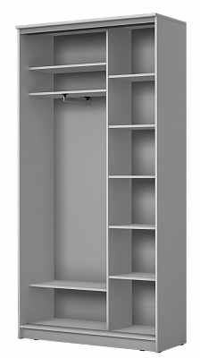 Шкаф 2-х дверный 2300х1200х420 два зеркала, "Колибри" ХИТ 23-4-12-66-03 Венге Аруба во Владивостоке - изображение 1
