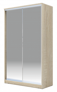 Шкаф 2-х дверный 2400х1682х620 Хит-24-17-88, Матовое стекло, Дуб сонома в Уссурийске