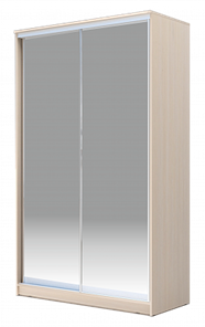 Шкаф 2-х дверный 2400х1200х620 Хит-24-12/2-88, Матовое стекло, Дуб млечный во Владивостоке - предосмотр