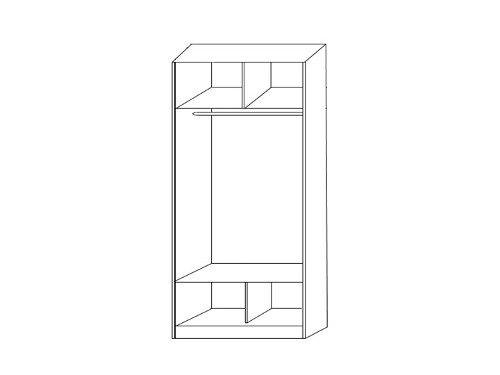 Шкаф 2-х дверный 2300х1200х620 с двумя зеркалами ХИТ 23-12/2-55, Белый во Владивостоке - изображение 1