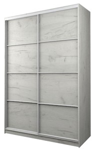 Шкаф 2-х дверный MAX МШ-23-6-16-11, Профиль Белый/Цвет Дуб крафт белый во Владивостоке