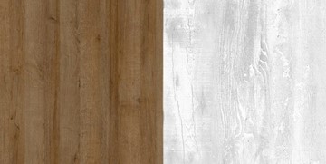 Шкаф угловой Пайн, с зеркалом, ПП7, Дуб Крафт/Бетон Пайн во Владивостоке - предосмотр 2