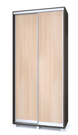 Шкаф 2-х створчатый Роланд Р10-Р60, Дуб млечный/Венге в Уссурийске - изображение