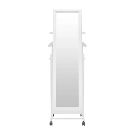 Вешалка напольная с зеркалом Leset Сиэтл (Белый) в Уссурийске - изображение