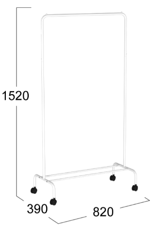 Вешалка для одежды Радуга 2-ВНП 299 Белый в Артеме - изображение 1