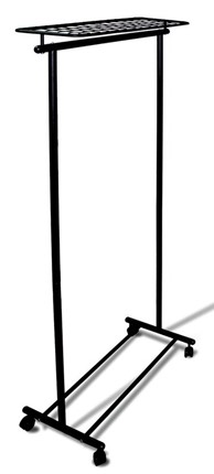 Вешалка гардеробная на колесах М 9 (Черный) в Находке - изображение