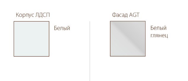 Модульный гарнитур Бостон, белый/белый глянец во Владивостоке - изображение 3