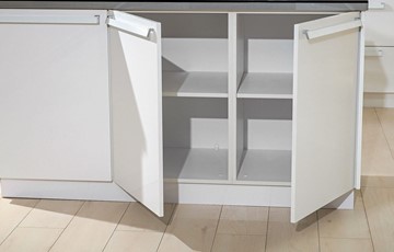 Модульная кухня Герда 2200 (Белый/Белый глянец) в Артеме - предосмотр 6