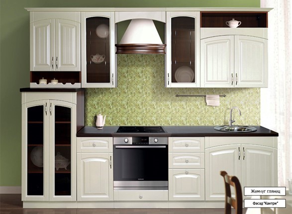 Кухонный гарнитур Кантри 2800 во Владивостоке - изображение