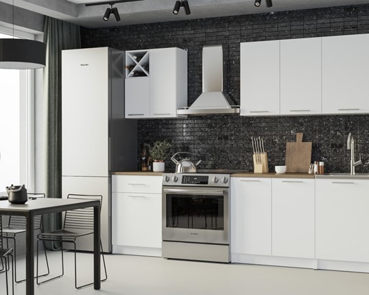 Кухонный гарнитур Милана 1,9 м (Белый) во Владивостоке - изображение