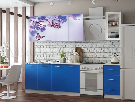 Кухонный гарнитур фотопечать Бабочки 1,8 во Владивостоке - изображение