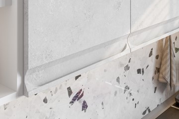 Модульный гарнитур Вельвет, бетон графит/бетон снежный в Артеме - предосмотр 5